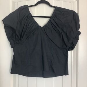 NWT Andrew‎ Marc Black Women's Blouse